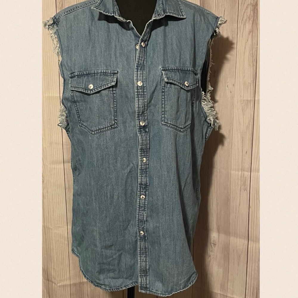 Zipcode 1992 Sleeveless Denim Shirt